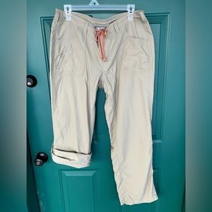 North Face hiking pants, convertible